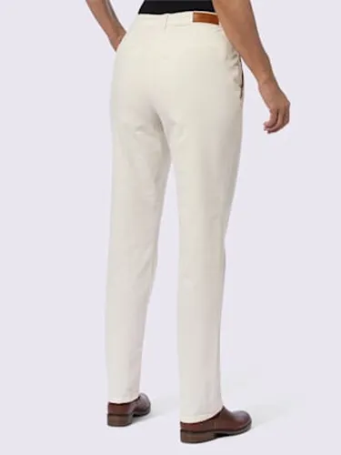 Pantalon en velours côtelé qualité coton - Collection L - Modalova