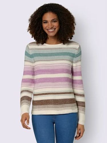 Pull encolure ronde 69% coton - Collection L - Modalova