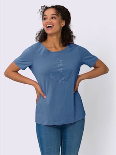 T-shirt à manches courtes imprimé transfert couleur argenté - Witt - Modalova