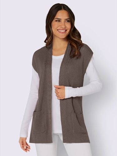 Gilet en tricot poches plaquées - Witt - Modalova