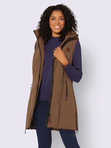 Gilet long gilet en qualité microfibre - Collection L - Modalova