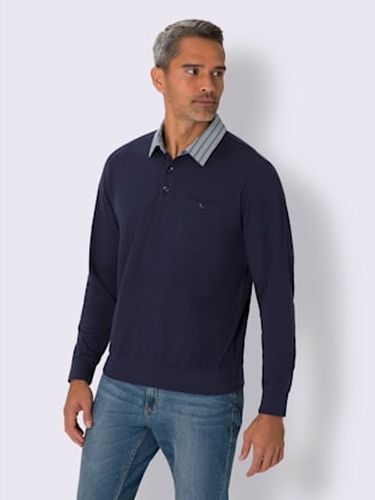 Polo à manches longues col chemise tissé - Witt - Modalova