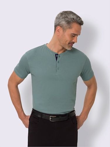 T-shirt à encolure ronde patte de boutonnage courte - Witt - Modalova