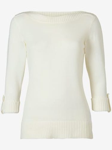 Pull à manches 3/4 avec coton - Collection L - Modalova