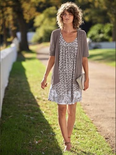 Veste en tricot motif ajouré léger - Witt - Modalova