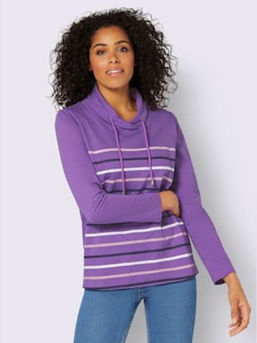 T-shirt à col montant pur coton - Collection L - Modalova