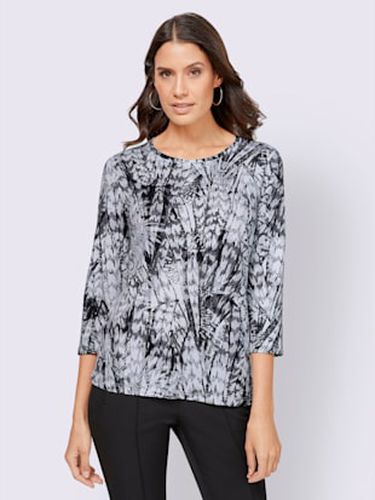 T-shirt en viscose imprimé all-over col rond manches 3/4 - Witt - Modalova