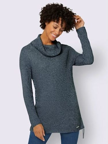 Pull long tricot chiné - Collection L - Modalova