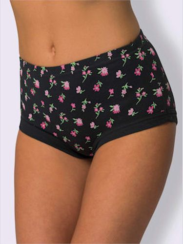 Slip taille haute imprimé mille fleurs - Witt - Modalova