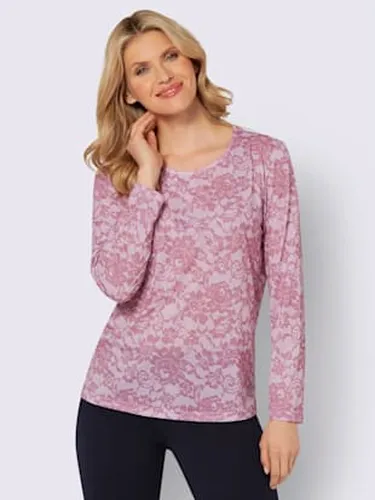 T-shirt à manches 3/4 imprimé dentelle tendance - Witt - Modalova
