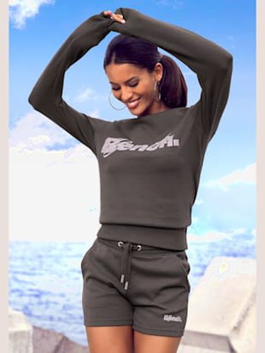 Sweatshirt basique avec logo imprimé et broderie - Bench. Loungewear - Modalova