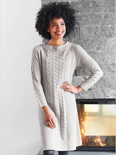 Robe en tricot motif tricoté élégant - Linea Tesini - Modalova
