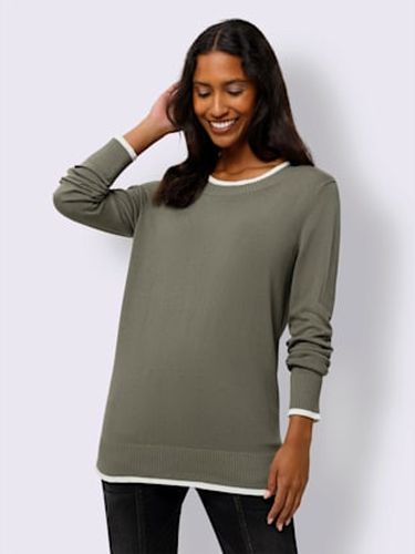 Pull en tricot fin détails contrastés décoratifs - Witt - Modalova