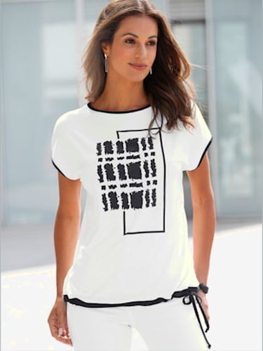 T-shirt à encolure ronde superbe qualité douce et fluide - Helline - Modalova