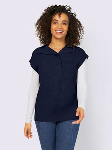 Débardeur en tricot 2 types de cols : col montant ou à revers - Best Connection - Modalova