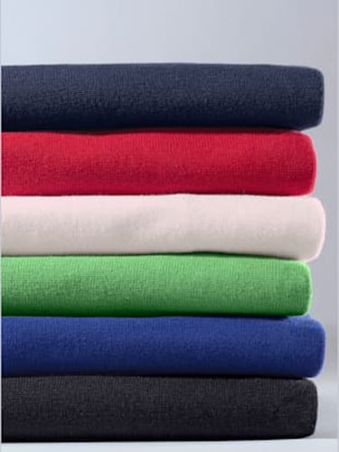 Pull à col roulé pur coton - Collection L - Modalova