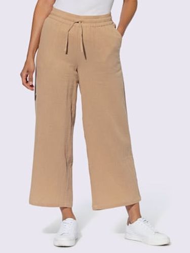 Pantalon large pur coton - Collection L - Modalova