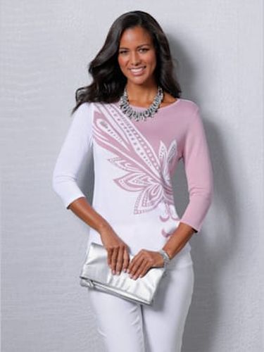 Pull en tricot fin 60% viscose - Fair Lady - Modalova