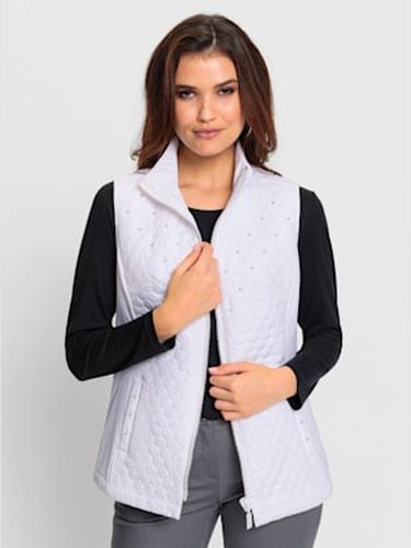 Gilet matelassé petites pierres brillantes fantaisie - Fair Lady - Modalova
