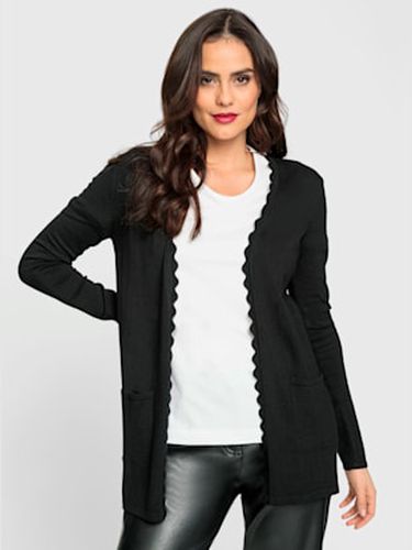 Veste en tricot superbe basique avec poches plaquées - Ashley Brooke - Modalova