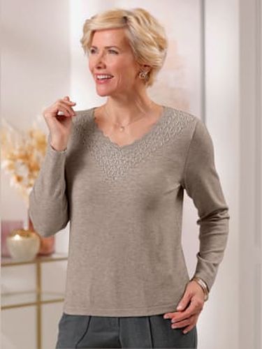 Pull à encolure en v 50% viscose - Witt - Modalova