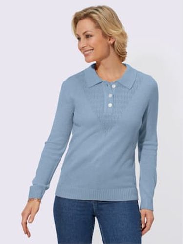 Pull polo motif tricoté affinant - Witt - Modalova