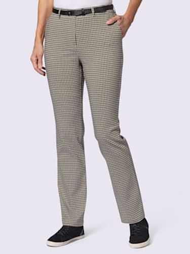 Pantalon à carreaux carreaux - Collection L - Modalova