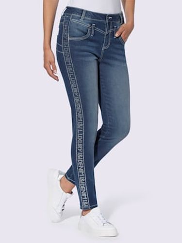 Jean push-up inscription avec petites pierres brillantes fantaisie - Witt - Modalova