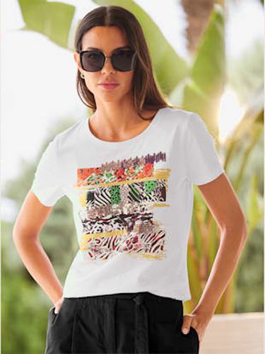 T-shirt joli imprimé feuille devant - Rick Cardona - Modalova