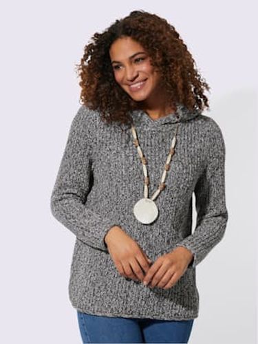 Pull à capuche bords roulés aux finitions - Collection L - Modalova