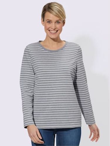 T-shirt à manches longues rayures en fils teintés - Collection L - Modalova