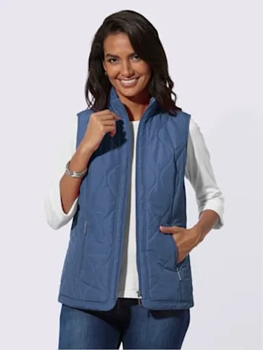 Gilet matelassé motif vagues décoratif - Collection L - Modalova