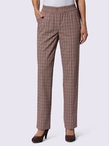 Pantalon à carreaux tricoté - Witt - Modalova