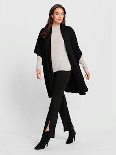 Veste longue en tricot 18% laine - Ashley Brooke - Modalova
