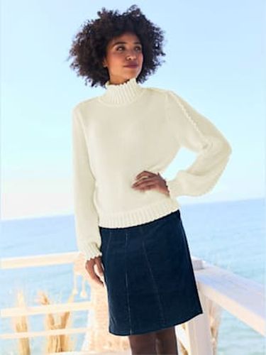 Pull à col montant finitions ondulées flatteuses - Witt - Modalova