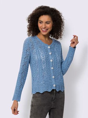 Veste en tricot motif ajouré intégral - Linea Tesini - Modalova