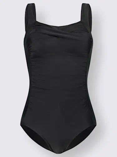 Maillot de bain 1 pièce noir corsage serré - feel good - Modalova
