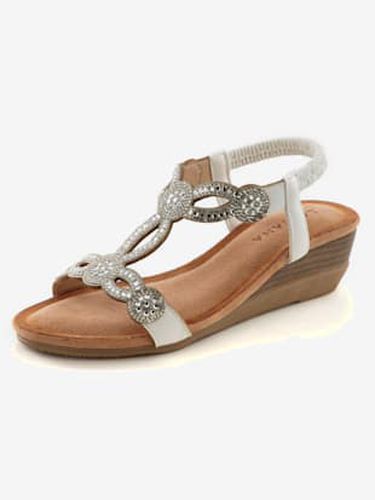 Sandales brides élastiques pour faciliter l'enfilage, confort optimal - LASCANA - Modalova