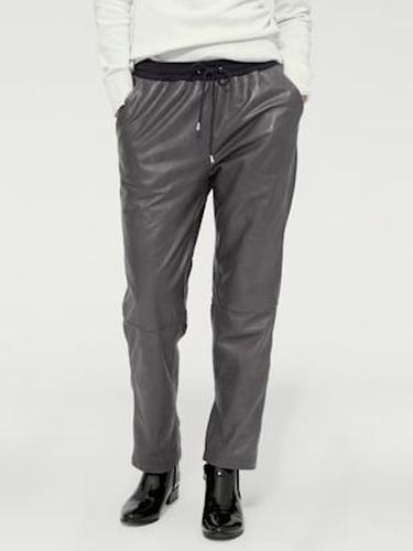 Pantalon de jogging en cuir forme jogging tendance - Rick Cardona - Modalova