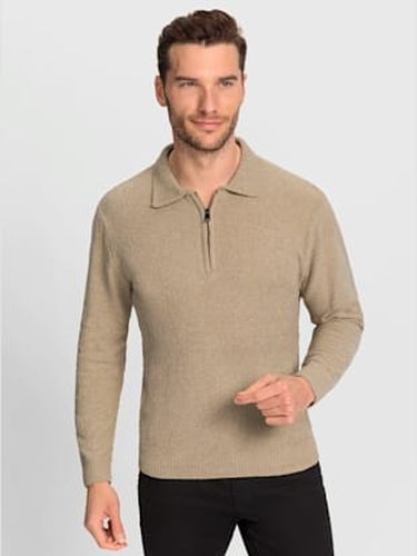 Pull polo col polo avec fermeture à glissière pratique - Catamaran - Modalova