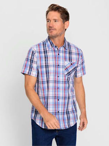 Chemise à manches courtes motifs en fils teintés - Catamaran - Modalova