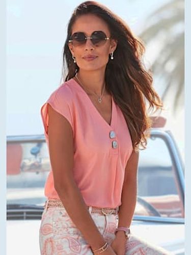 Chemisier encolure en v - LASCANA - Modalova