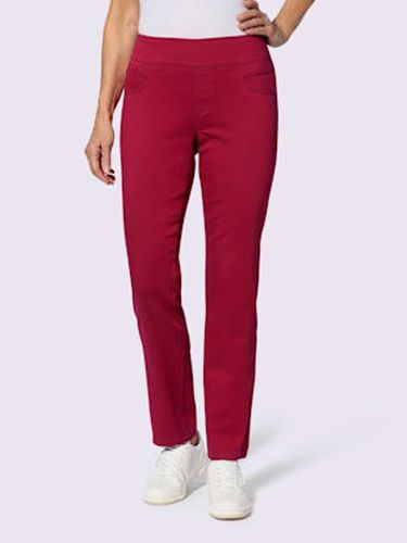 Pantalon avec ceinture large élastique et poches - Collection L - Modalova