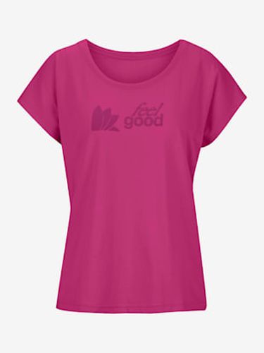 T-shirt féminin sport imprimé poitrine - feel good - Modalova