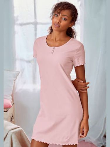 Chemise de nuit courte avec ourlet babylock - s.Oliver - Modalova