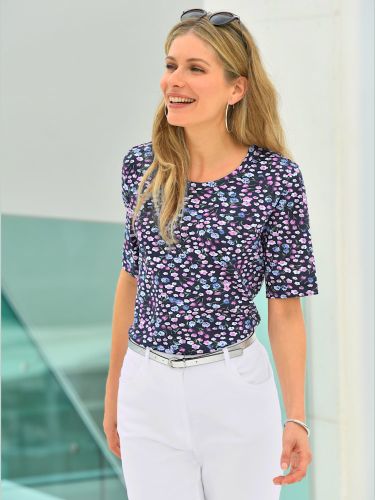 T-shirt manches courtes motif floral - Witt - Modalova