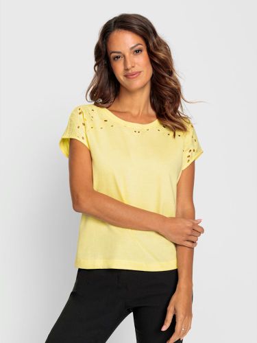 T-shirt à encolure ronde broderie décorative - Witt - Modalova