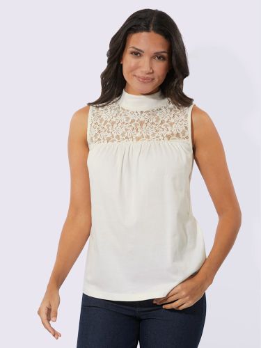 Débardeur empiècement dentelle tendance - Witt - Modalova