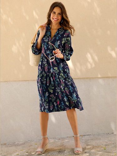 Robe à effet étagé viscose douce et fluide - Witt - Modalova