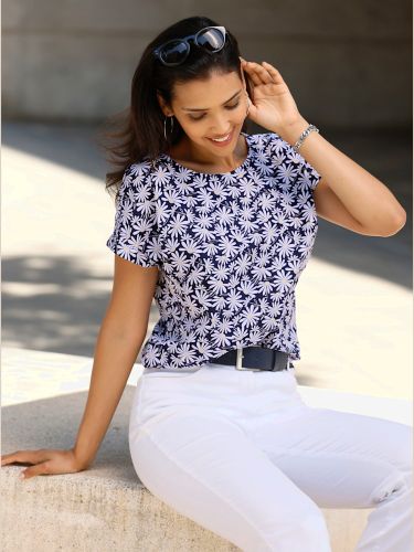 Chemisier à enfiler qualité crêpe facile à entretenir - Witt - Modalova